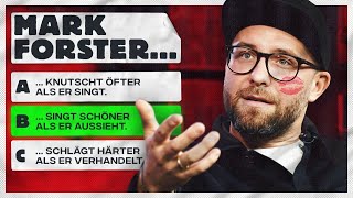 Ehrlich wie nie: Mark Forster übers Knutschen, Paparazzi, Geld und Schönheits-OPs!