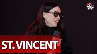 ST. Vincent Hangs With Hudson, Talks New Record 'All Born Screaming', Gives Her a Gift and More!