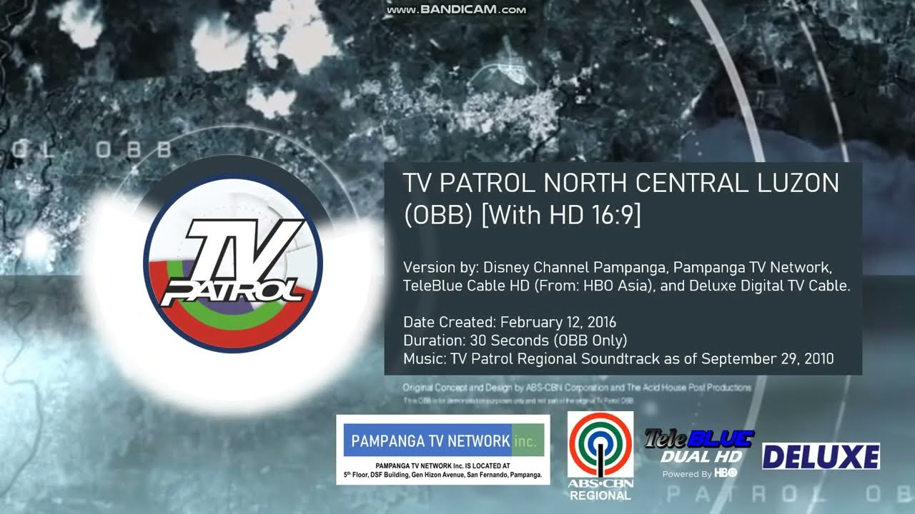 TV Patrol North Central Luzon (OBB) HD (2014) 16:9 FANMADE Version