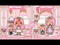 Bad princess vs good princess  switched at birth  toca life world  toca boca