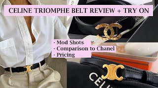 Celine Triomphe Belt Review - SimplyChristianne