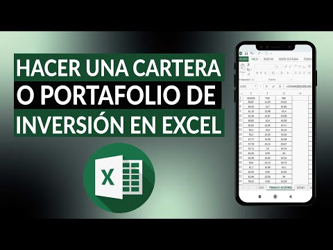 ¿Qué es y cómo hacer una cartera o portafolio de inversión en EXCEL? - Ejemplos