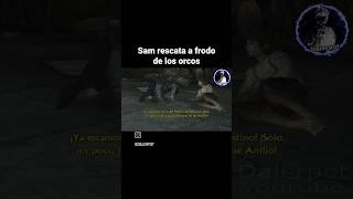 Sam rescata a frodo de los orcos | el señor de los anillos el retorno del rey #frodo #sam #tlotr