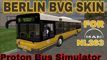 Berlin BVG skin for MAN NL263 in Proton Bus Simulator (REQUESTED)