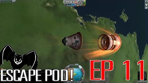 Kerbal Space Program Sandbox 11 "Escape Pod" Space Station Escape Test