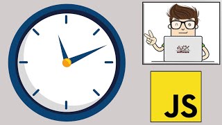 Design a Clock in JavaScript - lesson 4 - Digital Time || تصميم ساعة باستخدام الجافا سكريبت screenshot 2