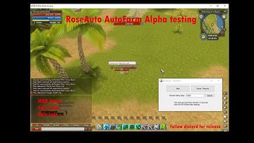 RoseAuto - The Rose Online Autofarm Bot Alarm Auto loot Botting automatic leveling