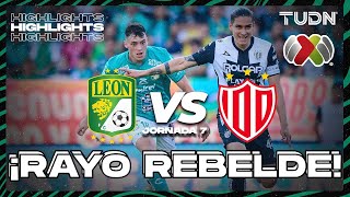 León vs Necaxa - HIGHLIGHTS | AP2023-J7 | Liga Mx | TUDN