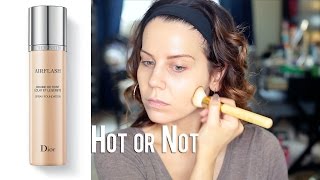 DIOR AIRFLASH FOUNDATION | Hot or Not - YouTube
