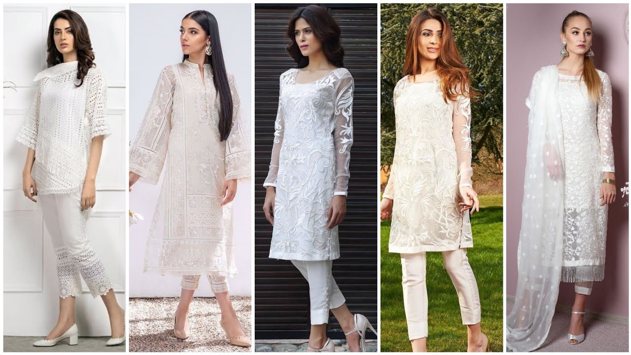Top 62 unique and Stylish white colour dress designs//white outfits ideas