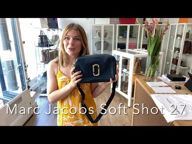 Marc Jacobs Black Leather The Softshot 27 Shoulder Bag Marc Jacobs
