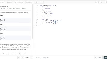 7  Reverse Integer - Leetcode in Go - Math