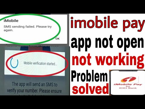 imobile app mobile verification not working! sms sending failed in imobile app! imobile pay problem