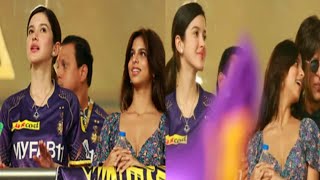 Suhana khan shanaya kapoor kkr match Eden gardens ipl shardul thakur man of the match Aryan khan srk