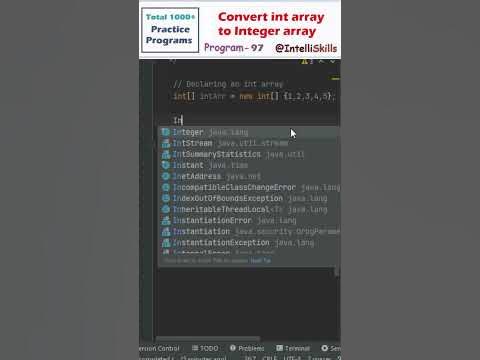 [Java 8 Features] Convert int array to Integer array in Java #Shorts # ...