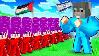 ماين كرافت : تحدي افضل جيش في العالم الجيش الفلسطيني ضد الاسرائيلي تتوقعون مين فاز..!😱🔥