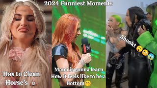 WWE Women's Most Funniest Moments of 2024