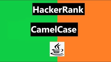 CamelCase Hackerrank Solution - java 8| Hackerrank Algorithm