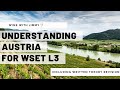 Understanding Austria for WSET Level 3 with working written question