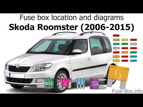 Fuse box location and diagrams: Skoda Roomster (2006-2015)