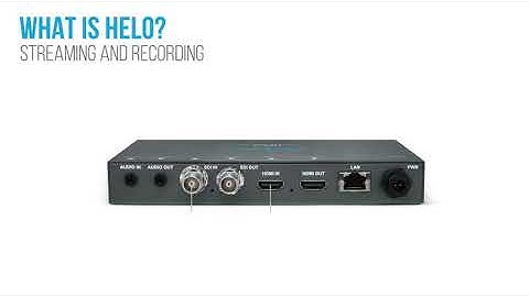 AJA HELO H.264 Streamer & Recorder HDMI/3G-SDI