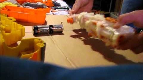 Nerf Vulcan motor testing