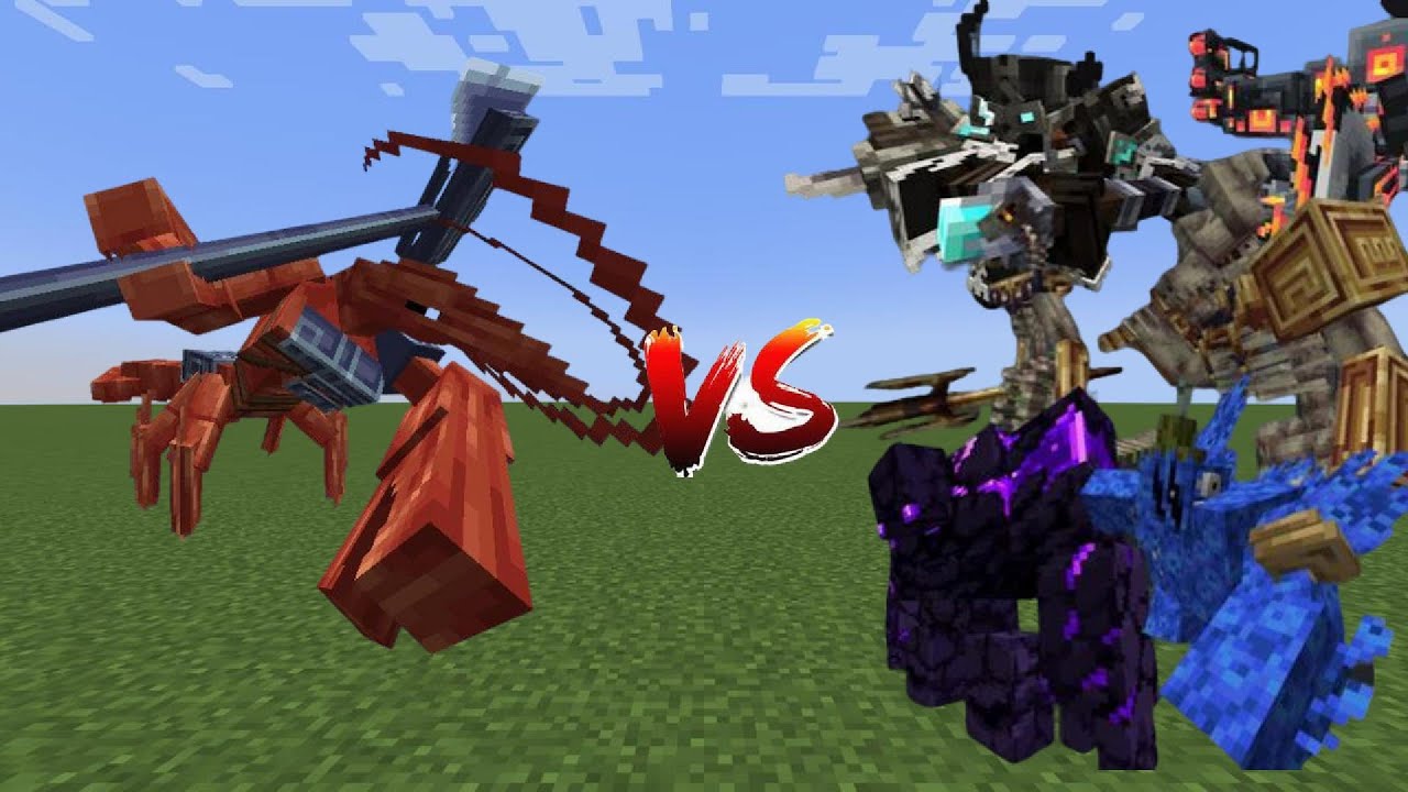 Clawdian(L_Ender's Cataclysm) Vs L_Ender's cataclysm Mini Bosses