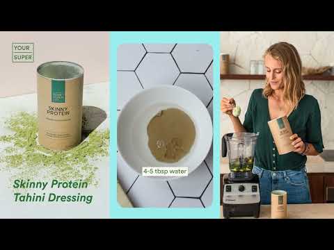 How to make green protein tahini dressing | Your Super