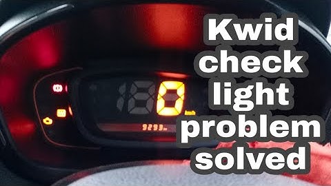 Renault kwid / Redy go, check engine light problem and solution