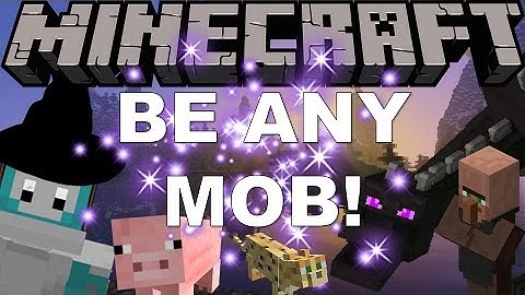 TRANSFORM INTO ANY MOB IN MINECRAFT 1.10!!! One Command Creation