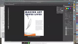 Adding Flyer elements (text, background color) and saving a &#39;final&#39;