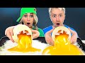 Mukbang Giant Fried Egg by HaHaHamsters
