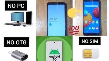 Samsung M01 core Frp bypass/without PC/forgotten password/Android 10/New method 2022