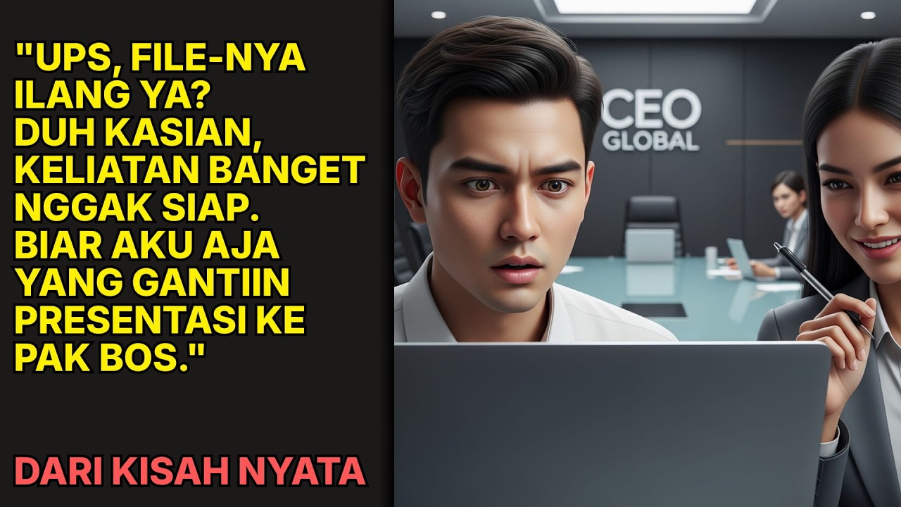 Rekan Kerja Hapus PRESENTASI PENTINGKU Sebelum Rapat, Dia Kaget Aku HAFAL SEMUA MATERI Tanpa Laptop!