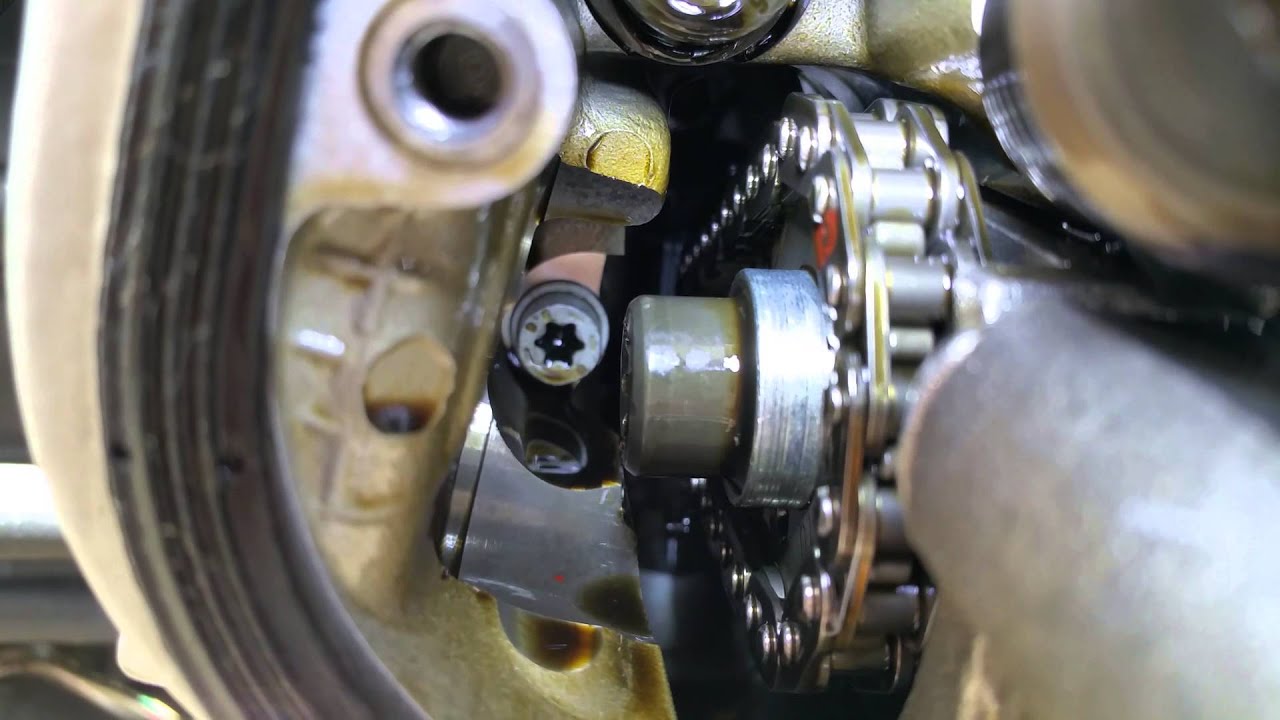 R1150 GS Cam chain tensioner blade RH side sticking YouTube