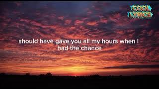 When I was you're man -Bruno Mars (Lyrics Video)