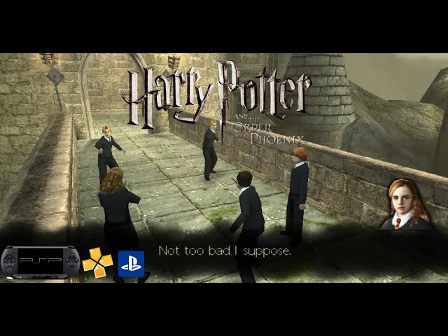Harry Potter and the Order of the Phoenix Gameplay PSP - YouTube