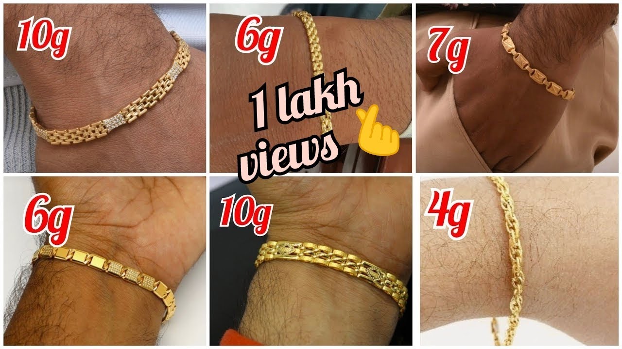 Gold Bracelet for Men Online | Gold Jewellery Collections