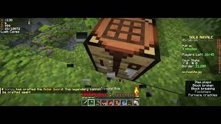 Playing minecraft hoplite battle royale