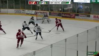 Chilliwack Chiefs Will Calverley Ot Goal At Surrey Eagles November 3 2017