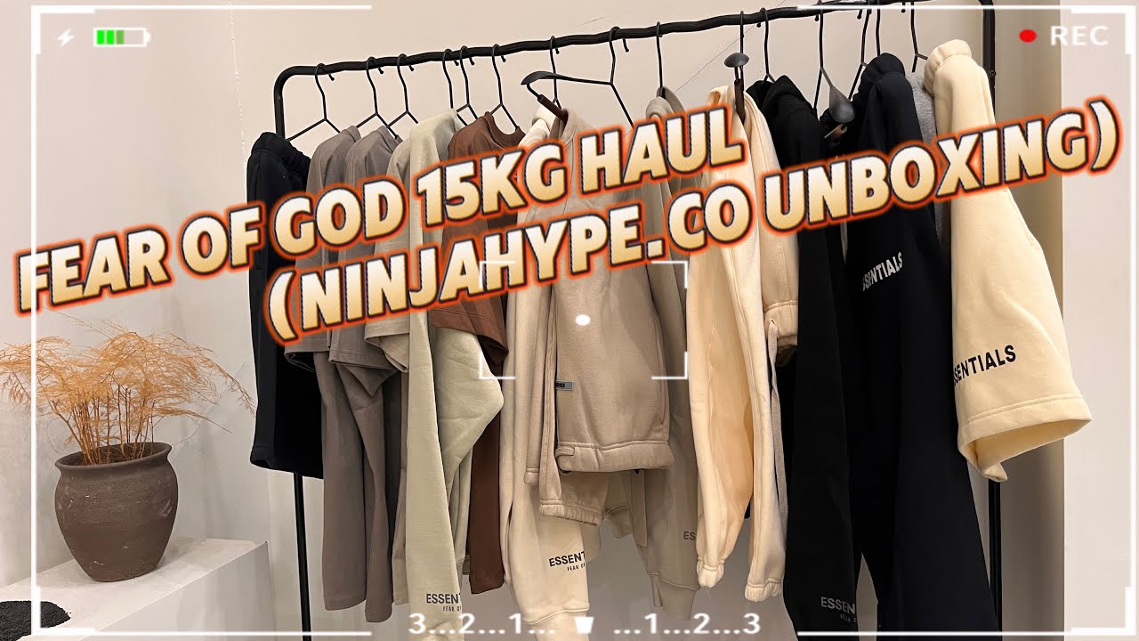 Ninjahype.co Fear of God FOG Hoodie Shorts Clothing Haul Unboxing Review, super comfortable!