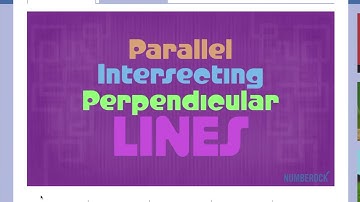 Types of Lines Song: Parallel, Perpendicular & Intersecting Lines