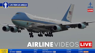 🔴LIVE AIR FORCE ONE ARRIVAL at LAX!