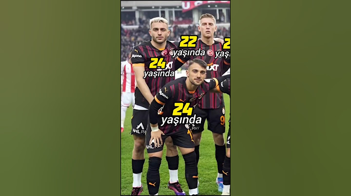 Sivasspor 2-3 Galatasaray 💛❤️ Kadrosu Kaç Yaşında #shorts #football #galatasaray