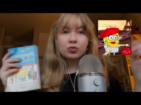 asmr français/french | je vous lis un livre très proche du micro