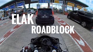 MOTOR BAYAR TOL??!! NAK ELAK ROADBLOCK || Yamaha R6