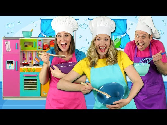 Cooking in the Kitchen - Kids Song - Pretend Play Cooking with Fun Food for Kids class=