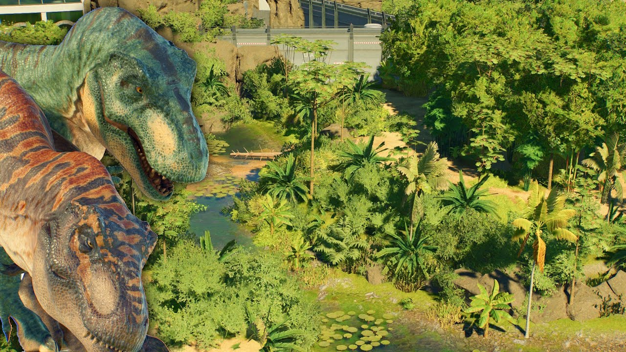 How to make a T-REX ENCLOSURE | Jurassic World Evolution 3 |  Project Park Ep5