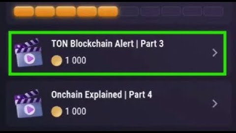 TON Blockchain Alert | Part 3 | TapSwap Code | TON Blockchain Alert | Part 3