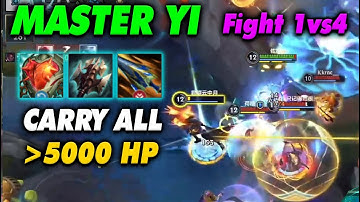 Master Yi Wild Rift Tốc chiến | New Build Full Tank with Heartsteel Khổng thần | Gameplay Sovereign